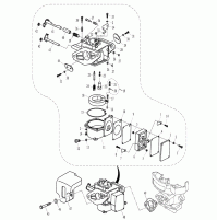 CARBURETOR ASSY 2 Strock For T5 T5.8
